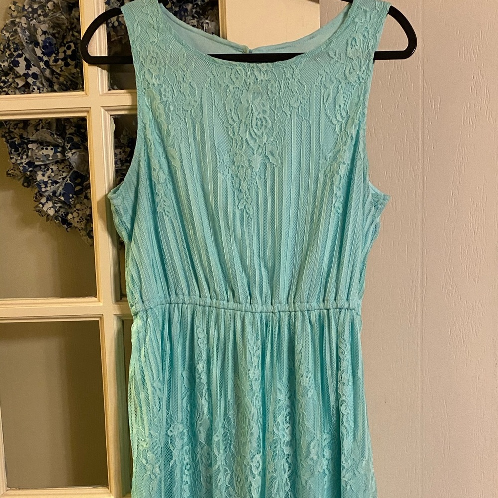 Turquoise dress
